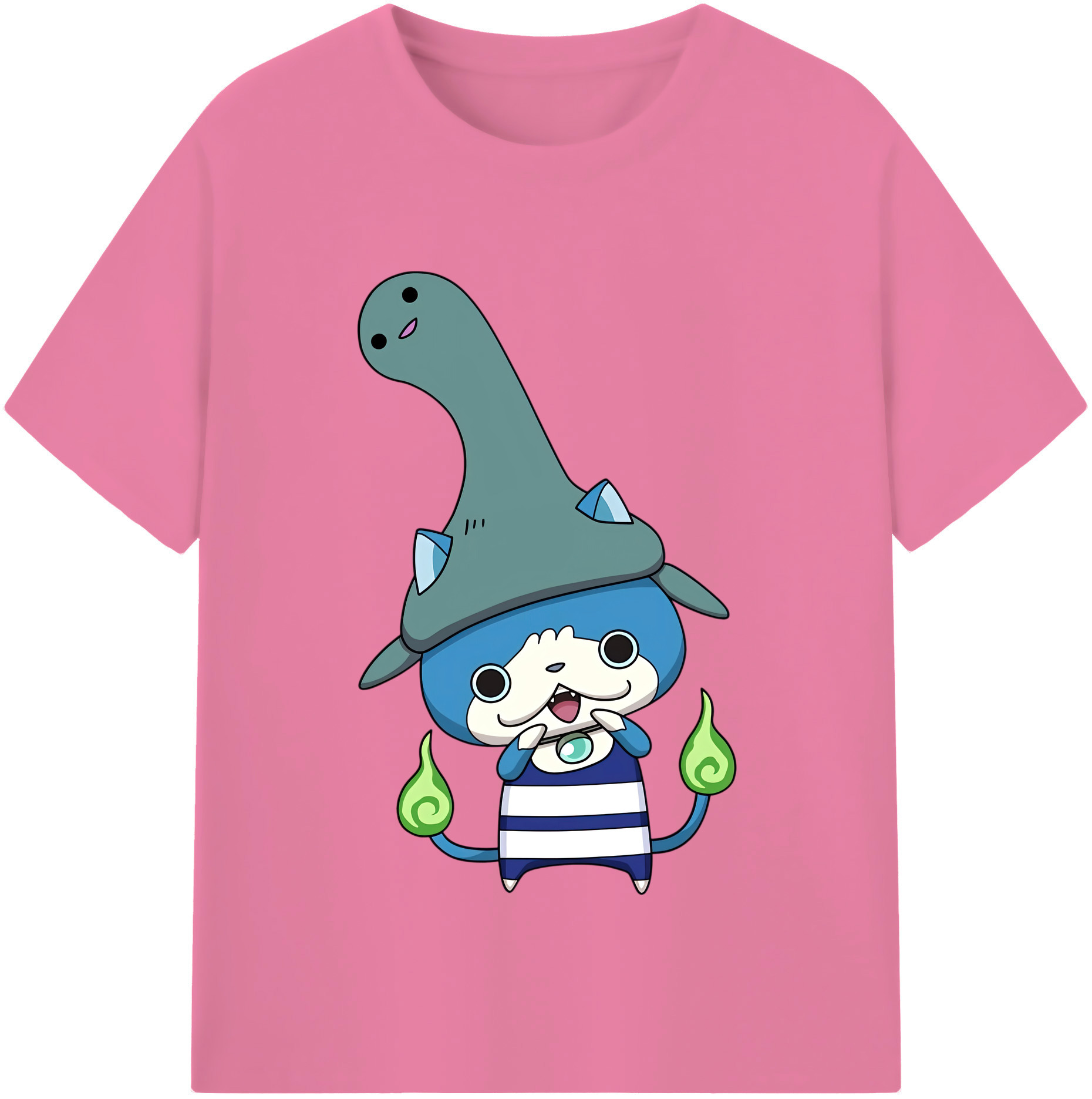 （画像用） 妖怪ウォッチ Yo-kai Watch 綿100％半袖Tシャツ（フロントプリント）